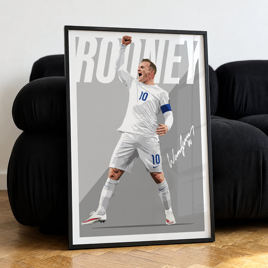 Wayne Rooney (England) 2016 Poster