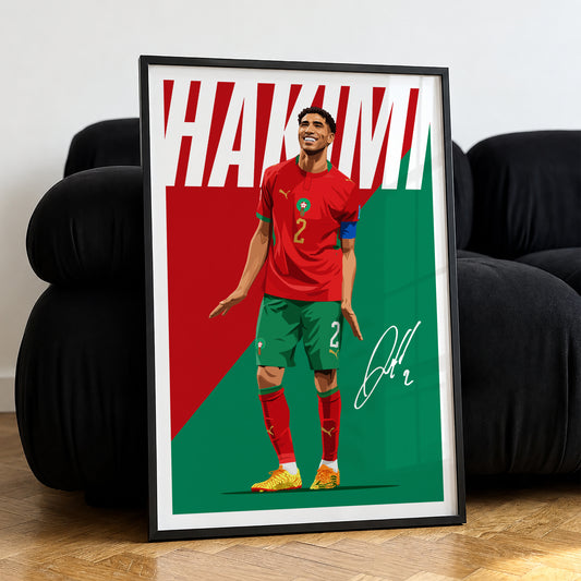Achraf Hakimi (Morocco) Poster