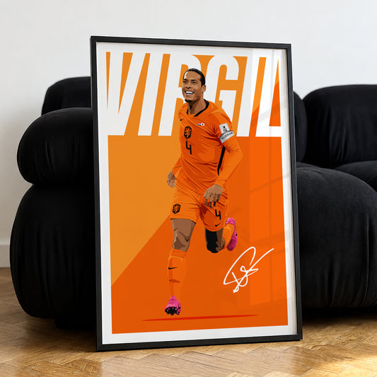 Virgil van Dijk (Netherlands) Poster