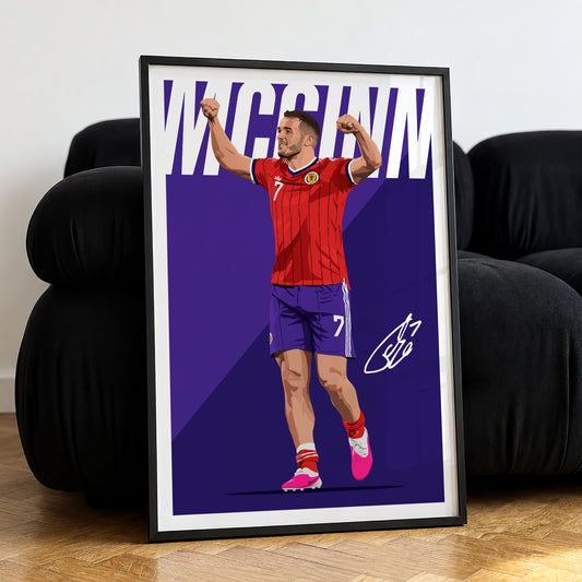 John McGinn (Scotland) Poster