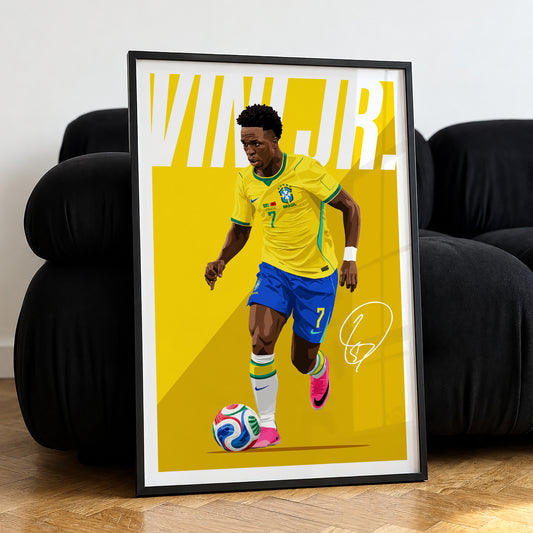 Vinicius Junior (Brazil) Poster