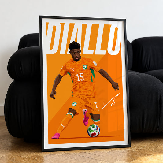 Amad Diallo (Ivory Coast) Poster
