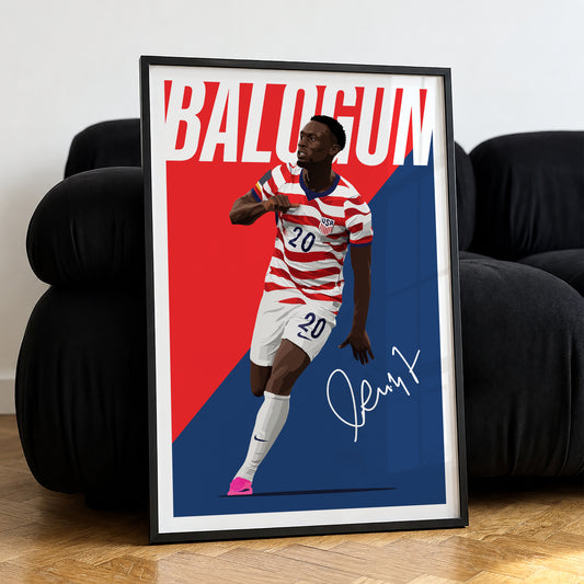 Folarin Balogun (USA) Poster