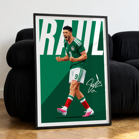 Raul Jimenez (Mexico) Poster
