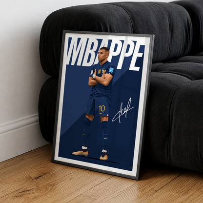 Kylian Mbappe (France) 2022 Poster