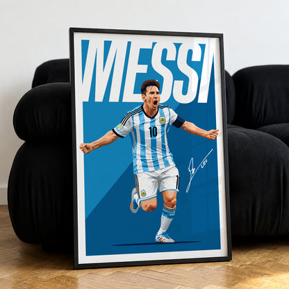 Lionel Messi (Argentina) 2022 Poster