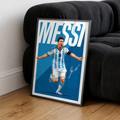 Lionel Messi (Argentina) 2022 Poster