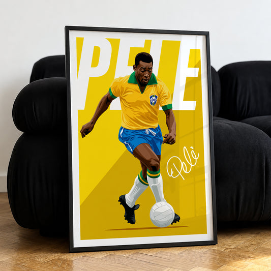 Pele (Brazil) 1966 Poster
