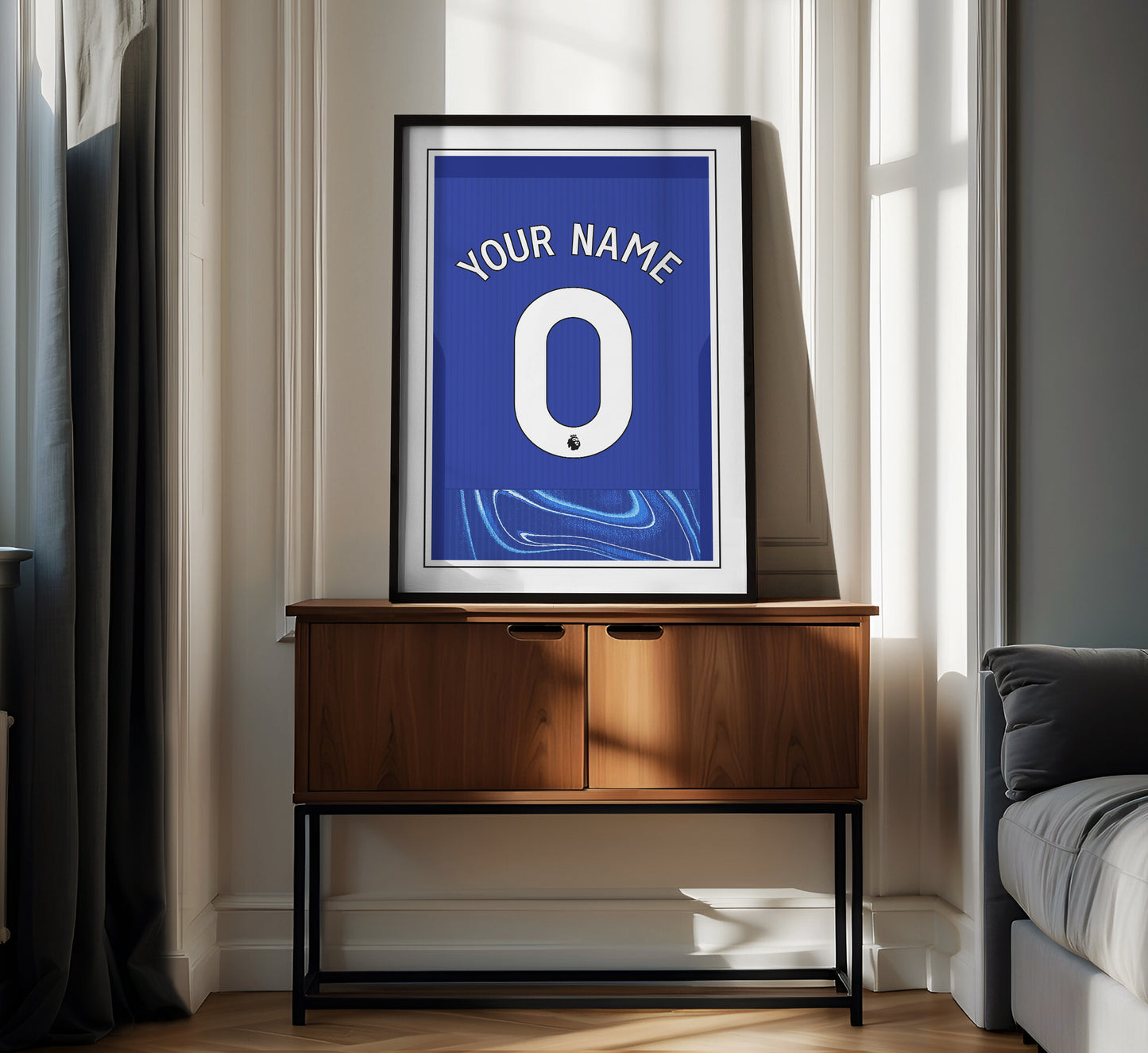 Chelsea Shirt 24/25 Customisable Poster