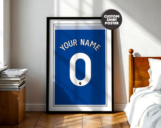 Everton Shirt 24/25 Customisable Poster