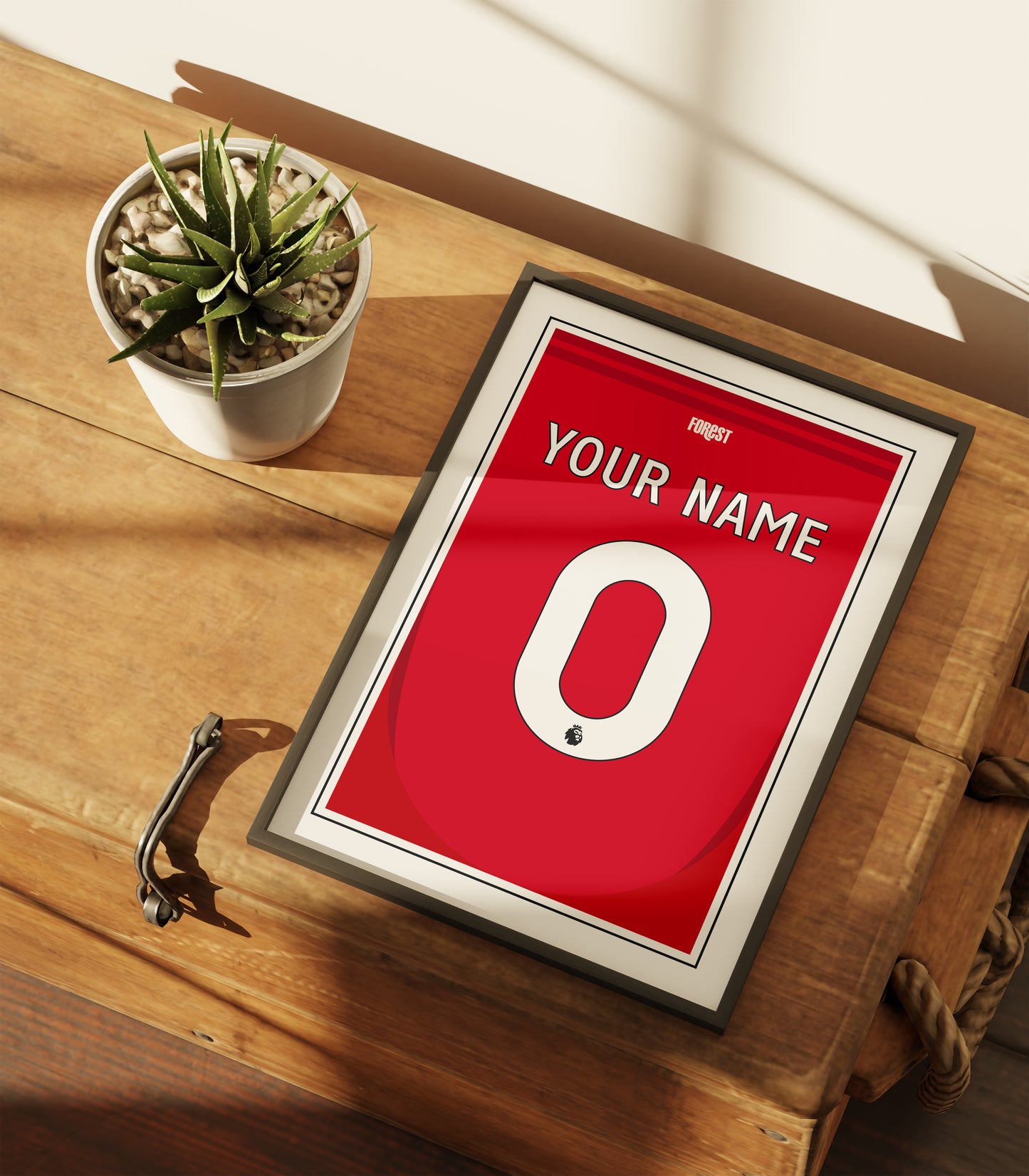 Nottingham Forest Shirt 24/25 Customisable Poster