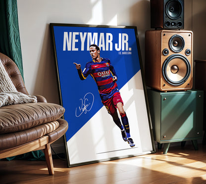 Neymar Jr. 4K Icon Poster