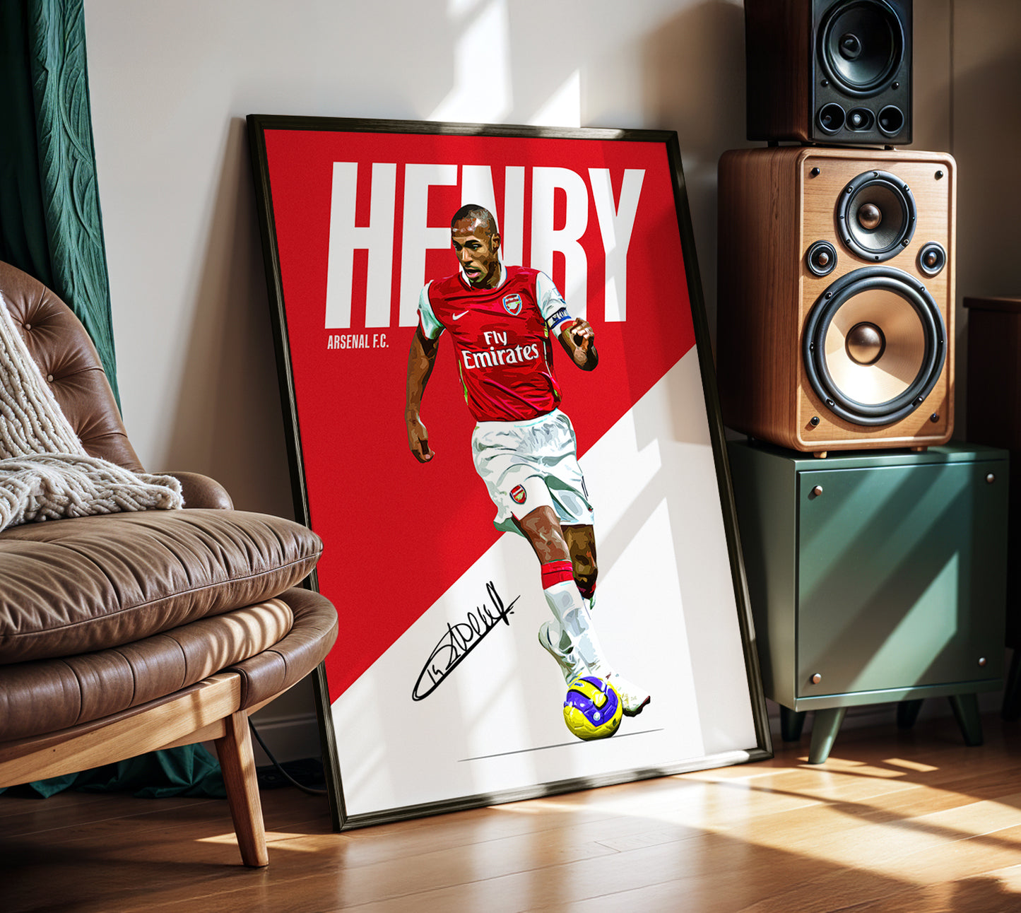 Thierry Henry 4K Icon Poster