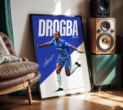 Didier Drogba 4K Icon Poster