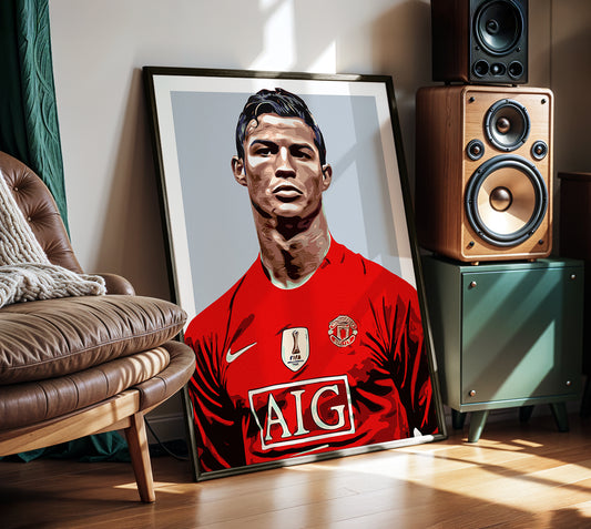 Cristiano Ronaldo 4K Icon Poster