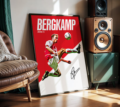 Dennis Bergkamp 4K Icon Poster