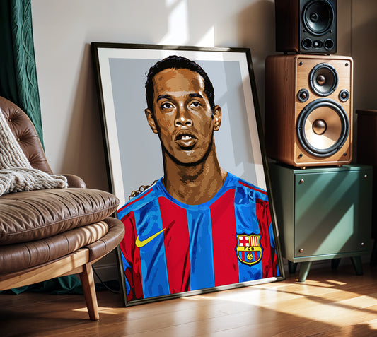 Ronaldinho 'Dinho' 4K Icon Poster