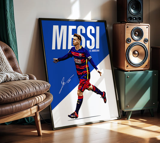 Lionel Messi 4K Icon Poster