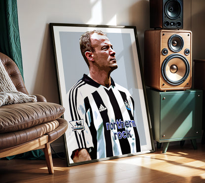 Alan Shearer Icon Poster
