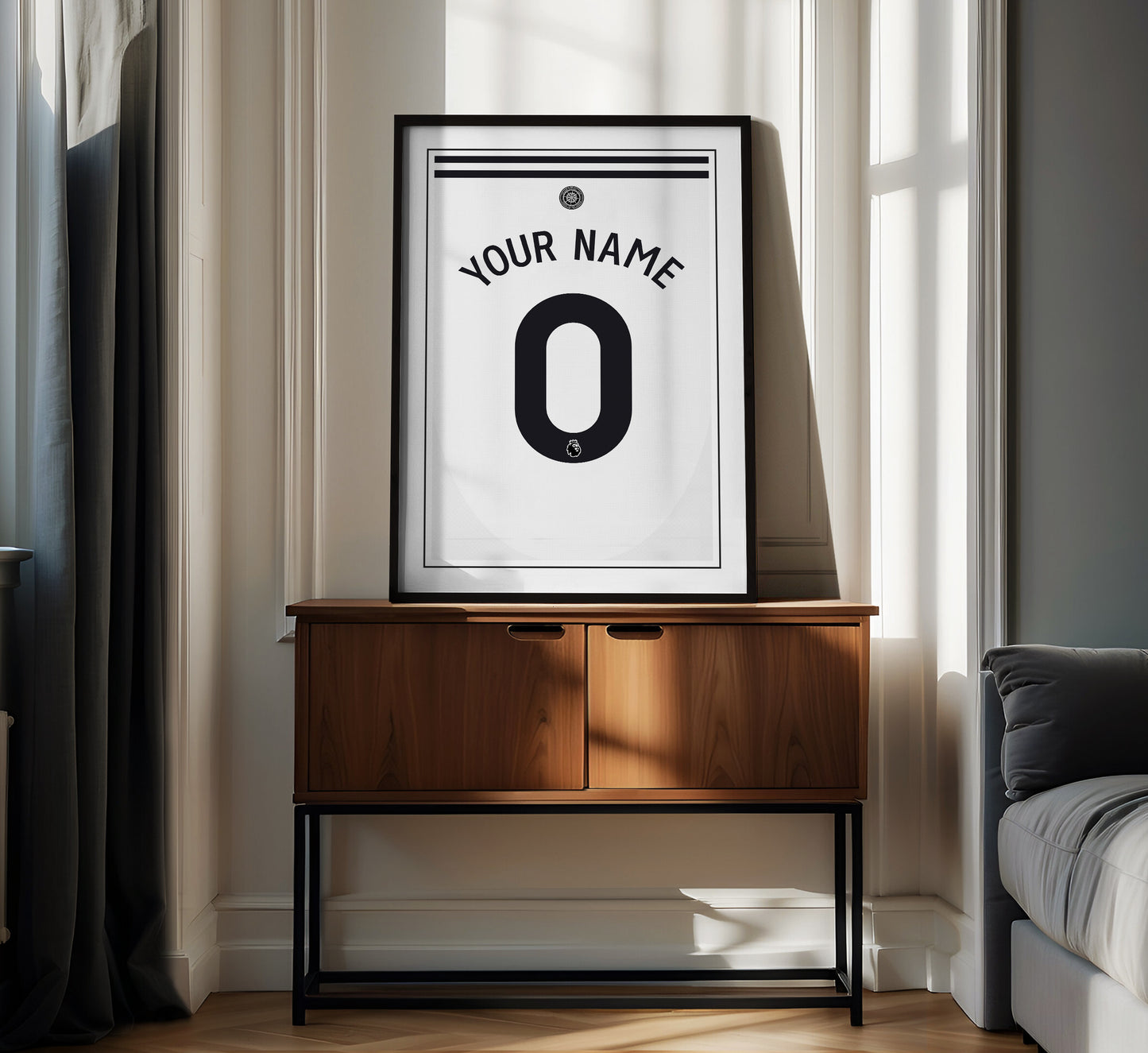 Fulham Shirt 24/25 Customisable Poster
