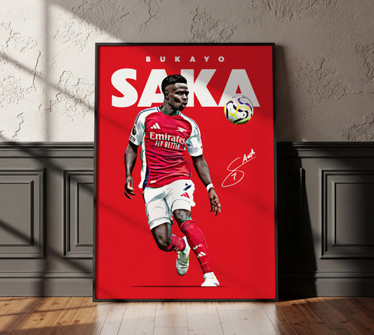 Bukayo Saka 24/25 4K Poster