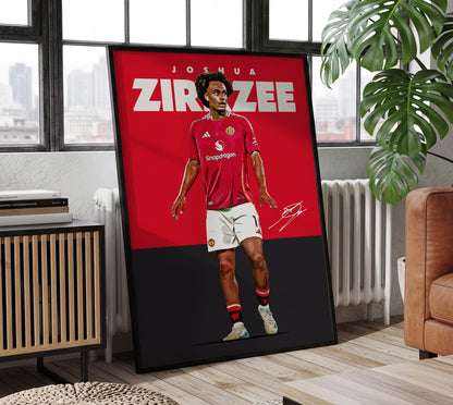 Joshua Zirkzee 24/25 4K Poster