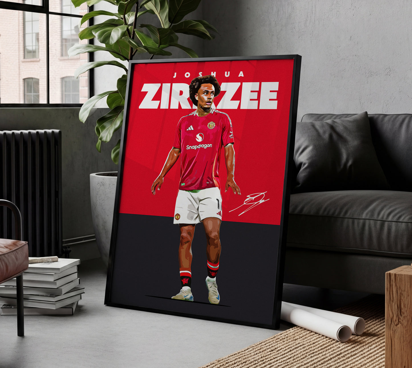 Joshua Zirkzee 24/25 4K Poster