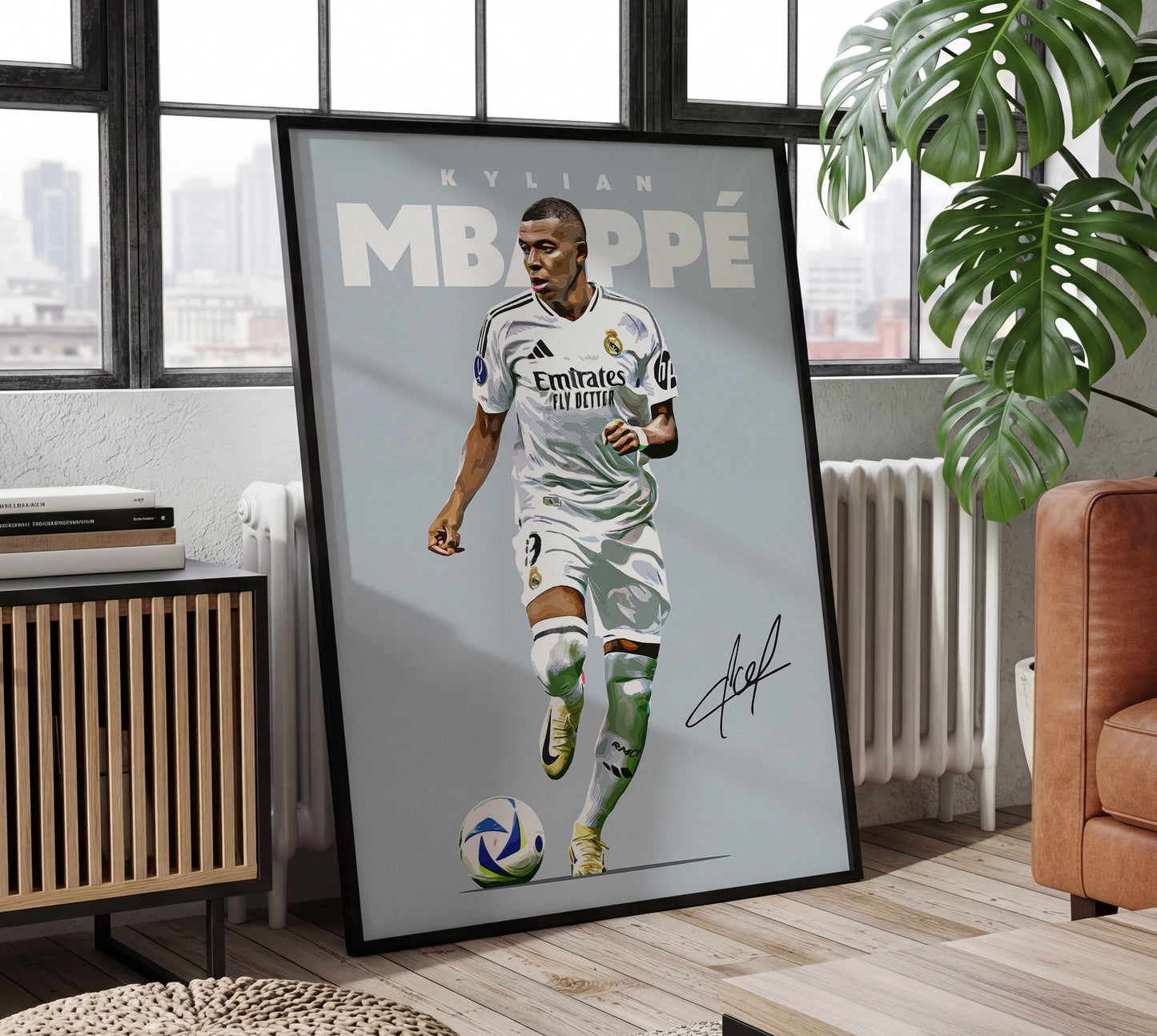 Kylian Mbappe 24/25 4K Poster