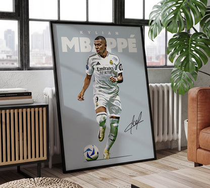Kylian Mbappe 24/25 4K Poster