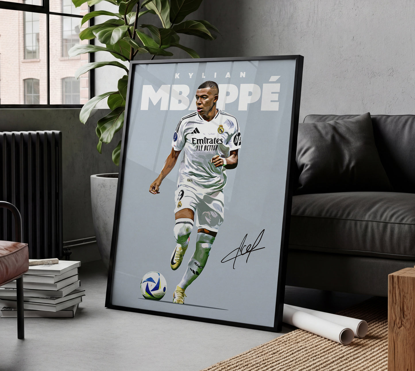 Kylian Mbappe 24/25 4K Poster
