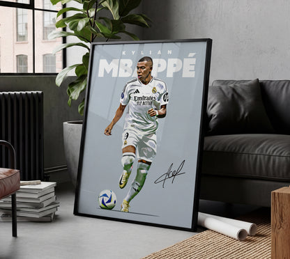 Kylian Mbappe 24/25 4K Poster