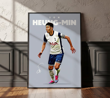 Son Heung-min 24/25 4K Poster