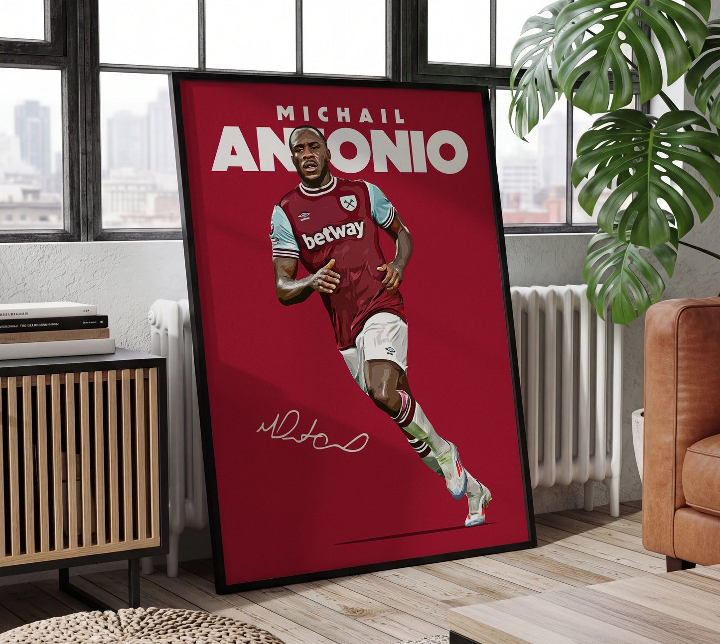 Michail Antonio 24/25 4K Poster