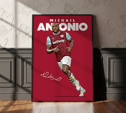 Michail Antonio 24/25 4K Poster