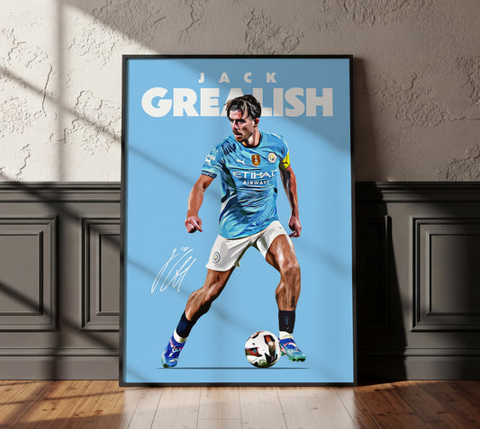 Jack Grealish 24/25 4K Poster