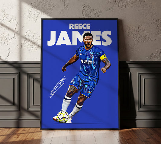 Reece James 24/25 4K Poster