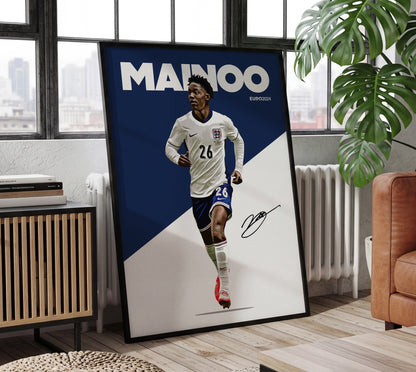 Euro 2024 - Kobbie Mainoo 4K Poster