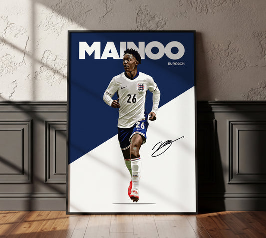 Euro 2024 - Kobbie Mainoo 4K Poster