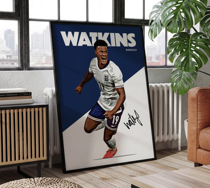 Euro 2024 - Ollie Watkins 4K Poster