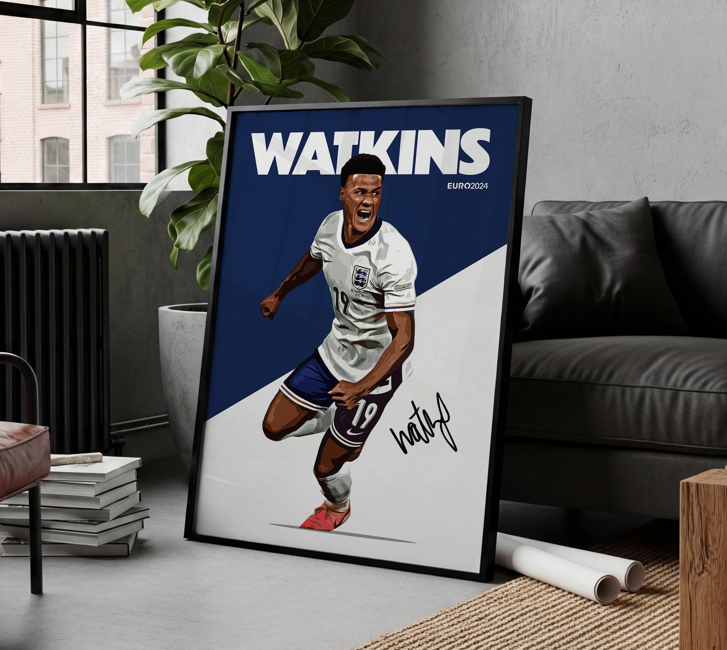 Euro 2024 - Ollie Watkins 4K Poster