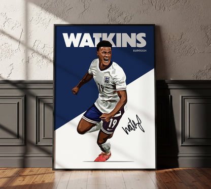 Euro 2024 - Ollie Watkins 4K Poster