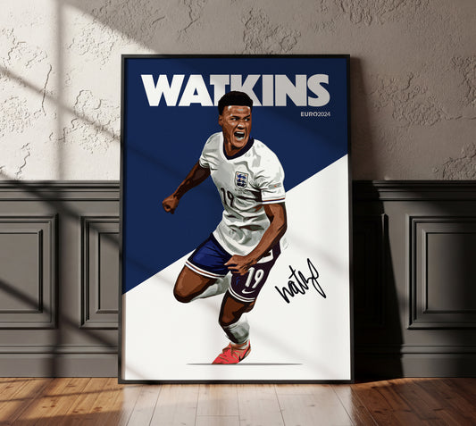 Euro 2024 - Ollie Watkins 4K Poster