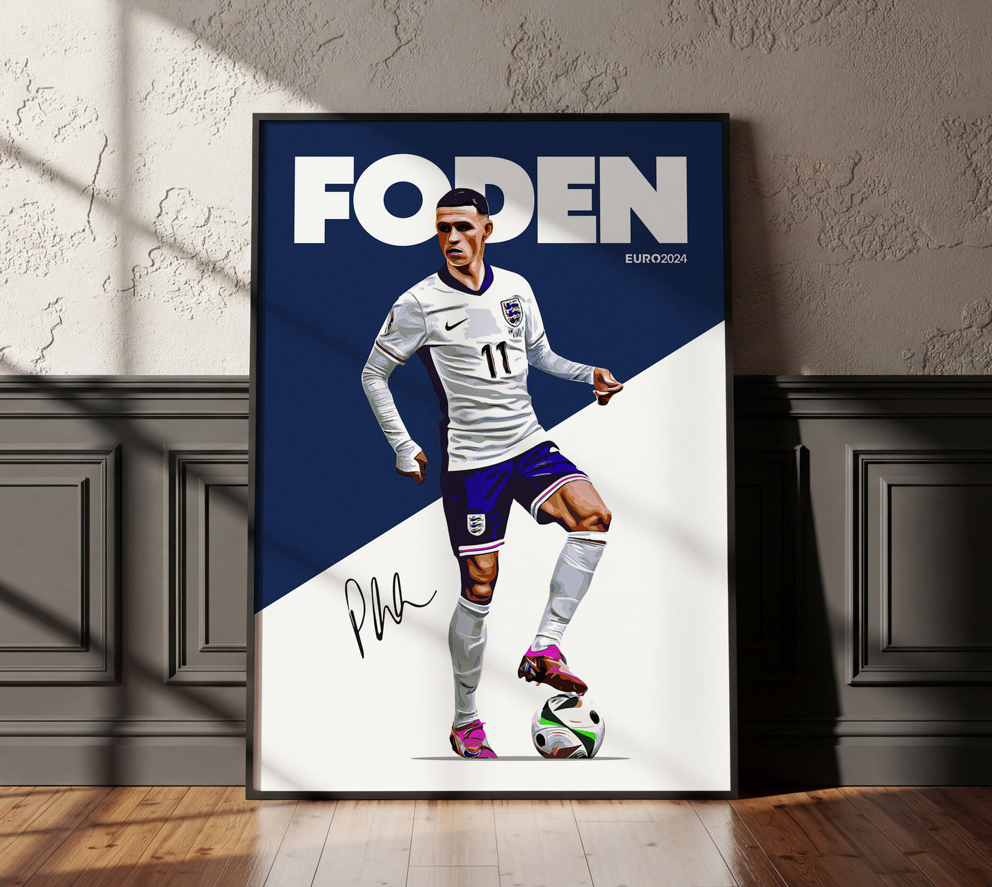 Euro 2024 - Phil Foden 4K Poster