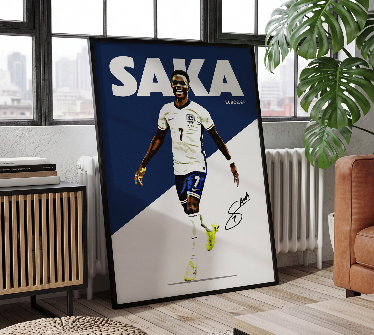 Euro 2024 - Bukayo Saka 4K Poster