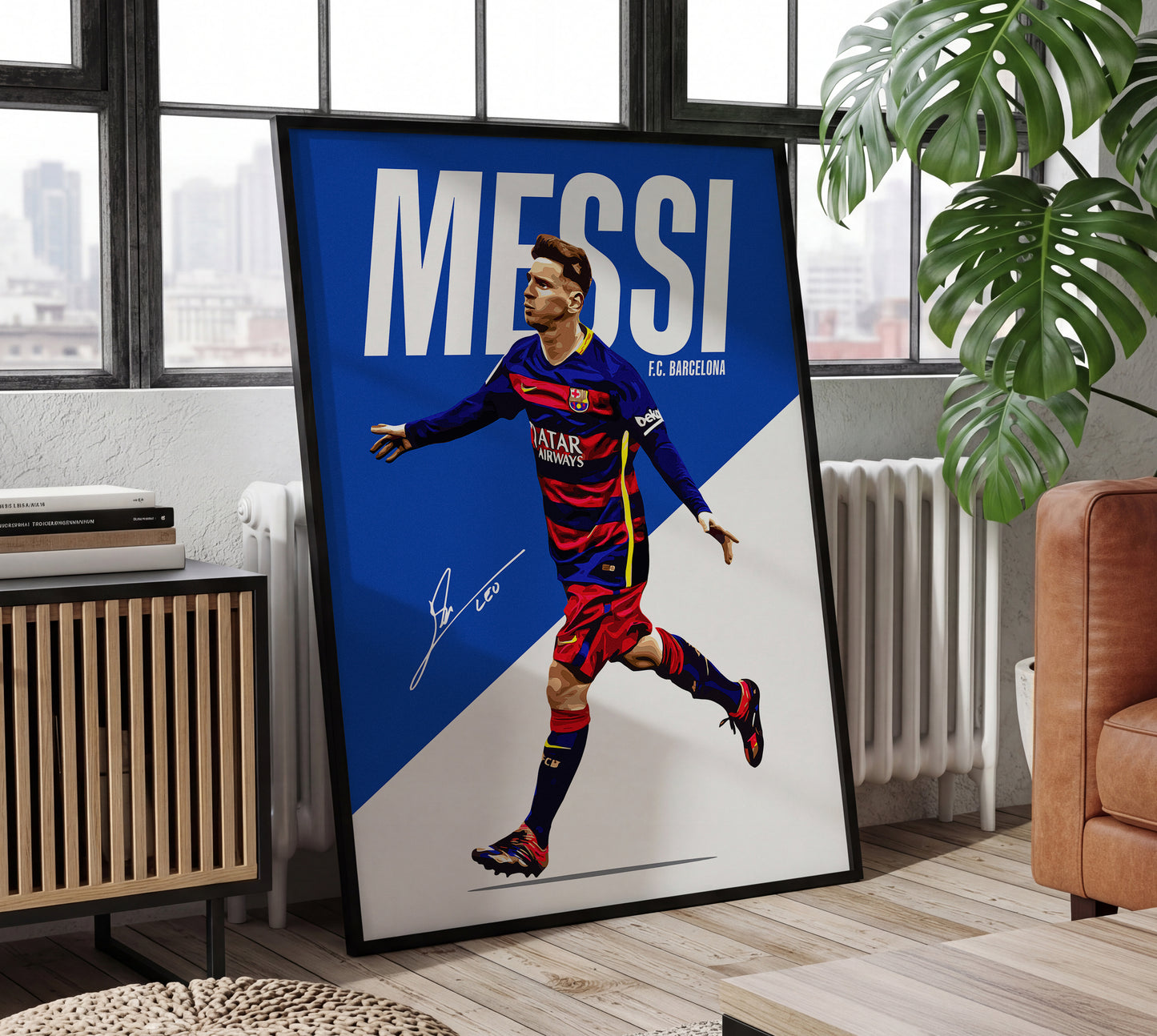 Lionel Messi 4K Icon Poster