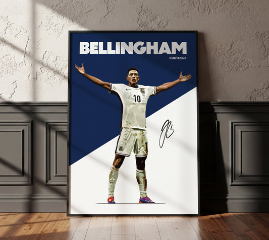 Euro 2024 - Jude Bellingham 'Celebration' 4K Poster