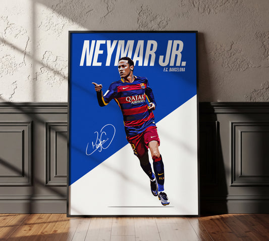 Neymar Jr. 4K Icon Poster