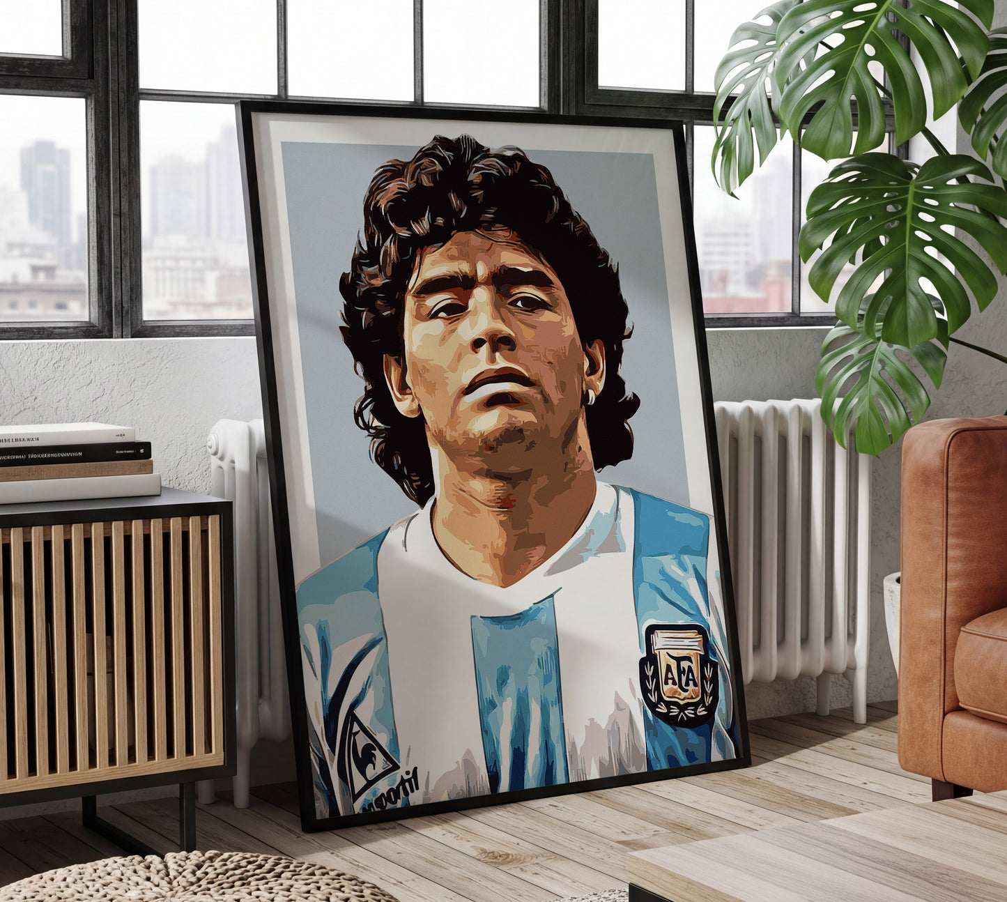 Diego Maradona 4K Icon Poster