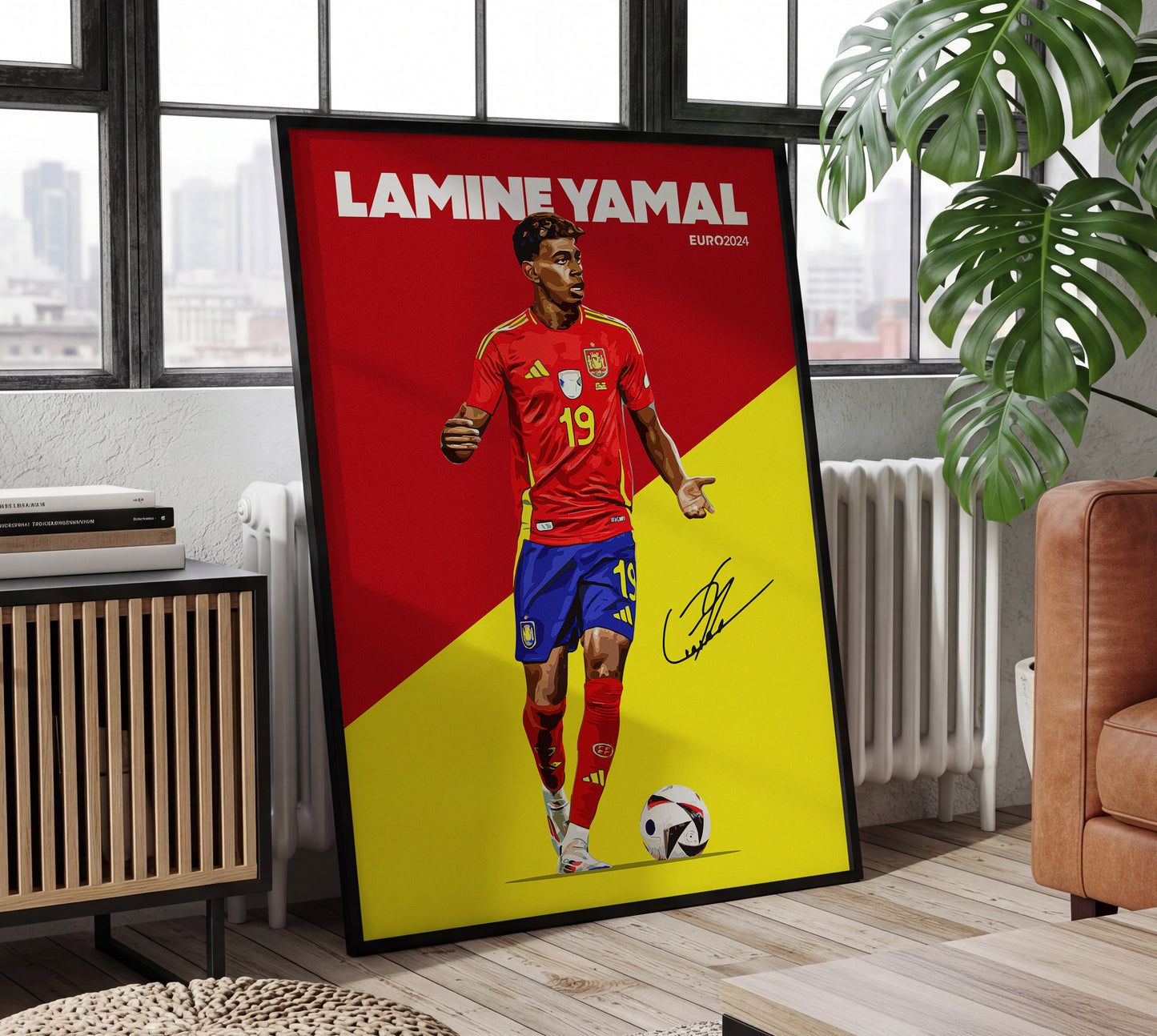 Euro 2024 - Lamine Yamal 4K Poster