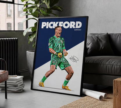 Euro 2024 - Jordan Pickford 4K Poster